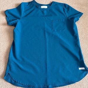 ReSurge Caribbean Blue scrub top